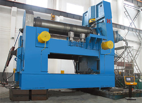 W11系列液壓式水平下調(diào)式卷板機(jī)